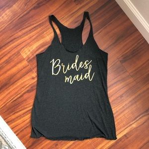*2 for $15 Bundle* EUC Custom Bridesmaid Tank